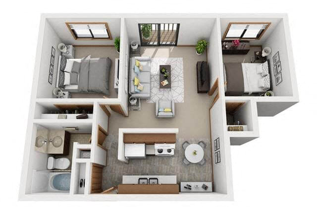 West Alpine A floor plan