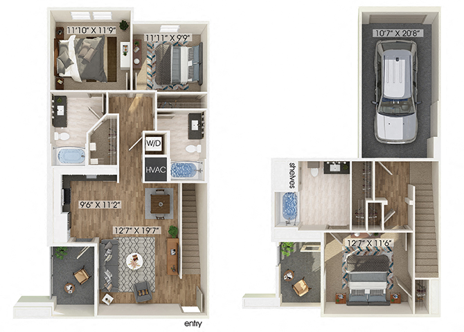 Suite A Floorplan