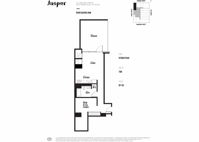 Studio |  1 Bath |  "apartment"