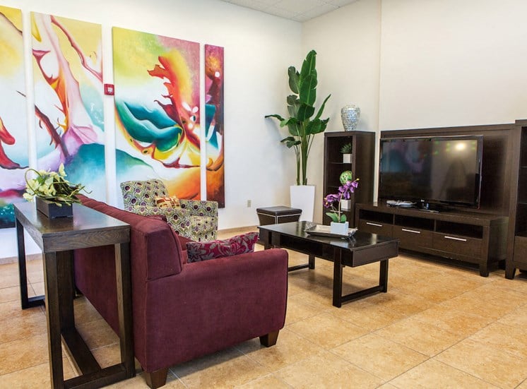 tv room with seating at Progresso Point