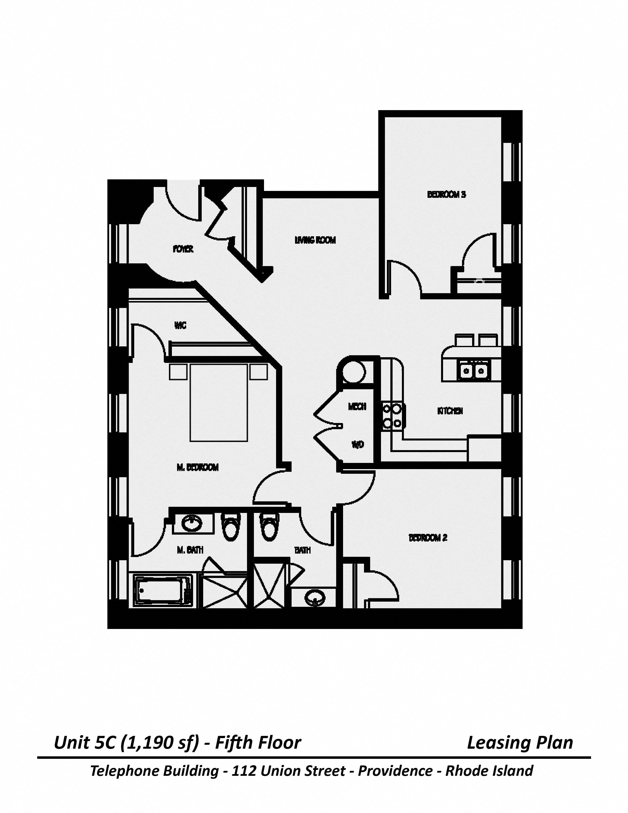 Click to view Floor plan Three Bedroom image 3