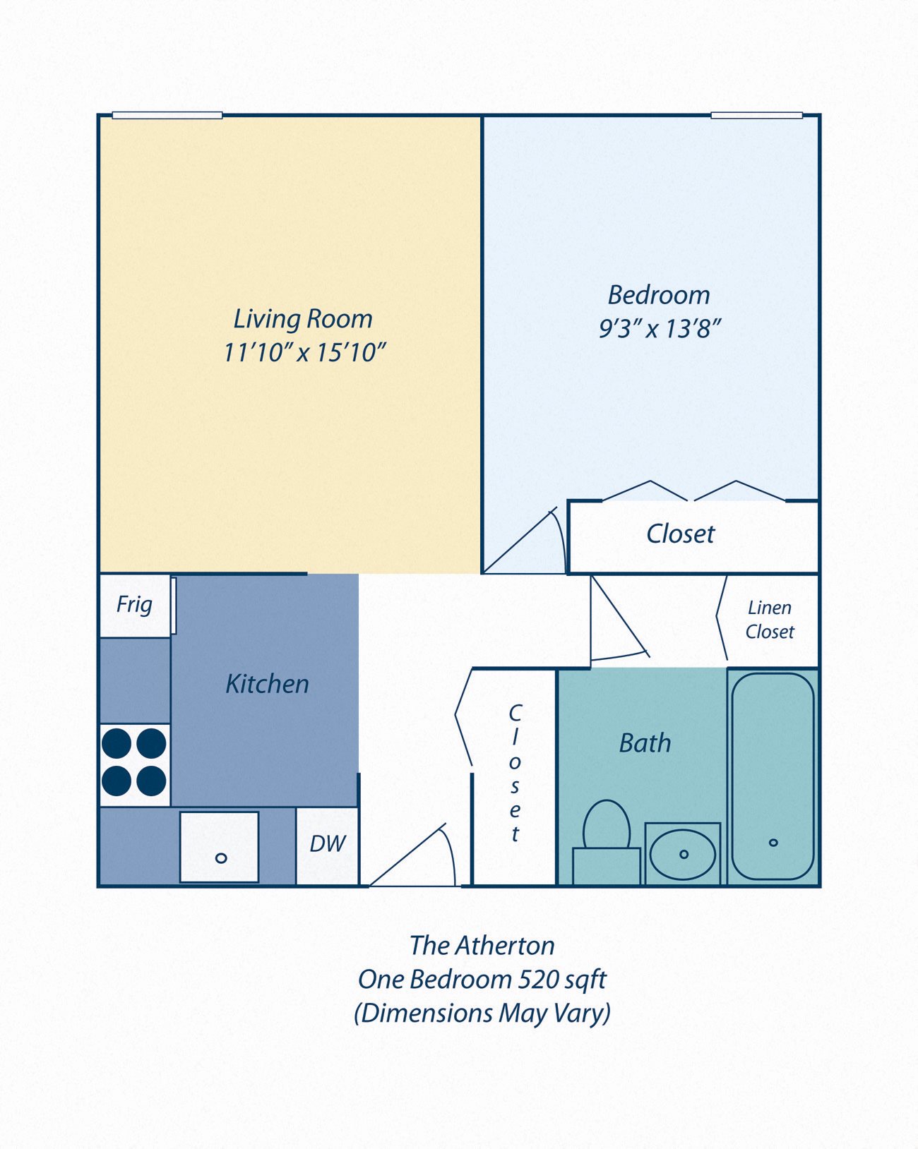 Floor Plans of The Atherton Apartments in Haverhill, MA