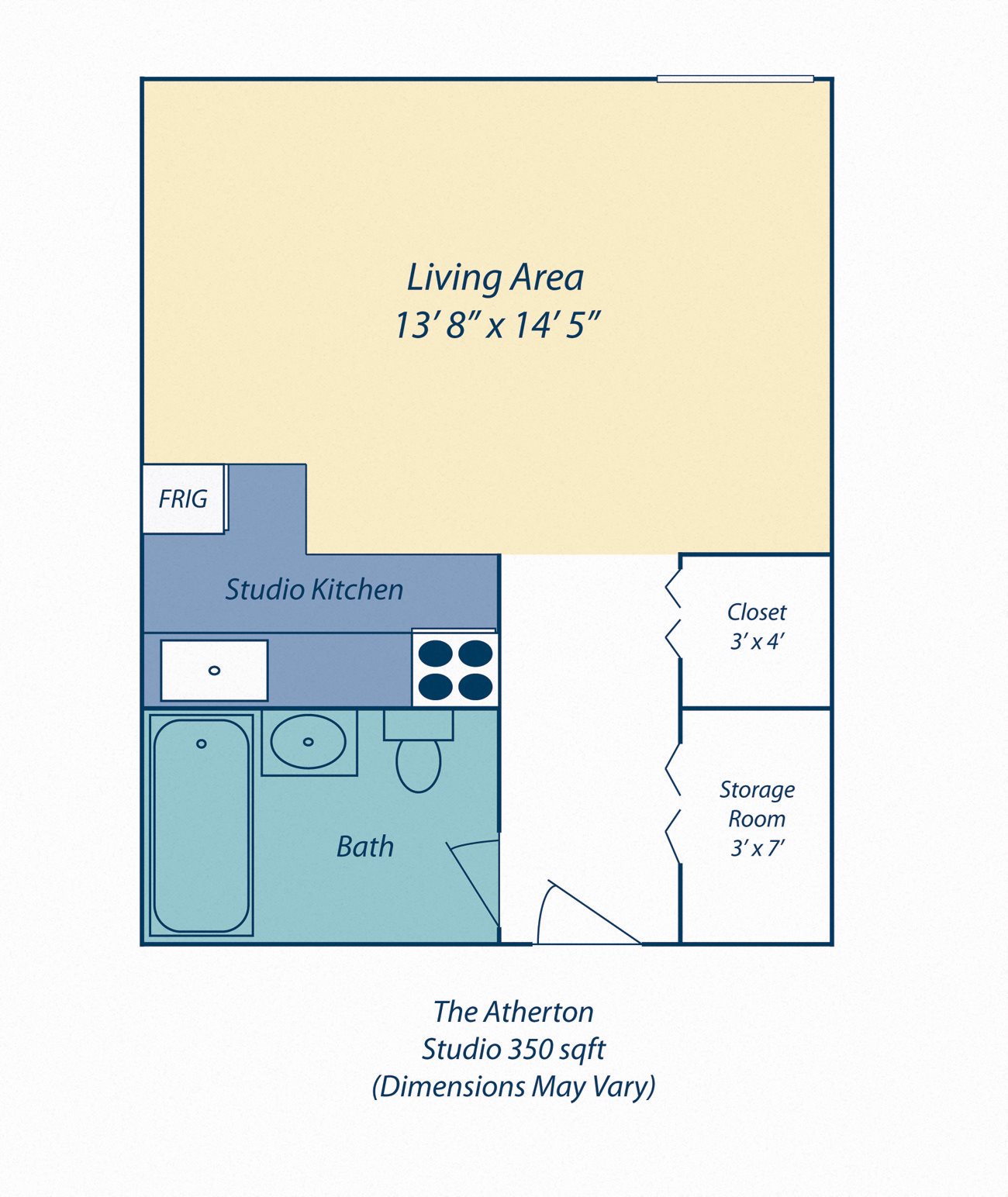 Floor Plans of The Atherton Apartments in Haverhill, MA