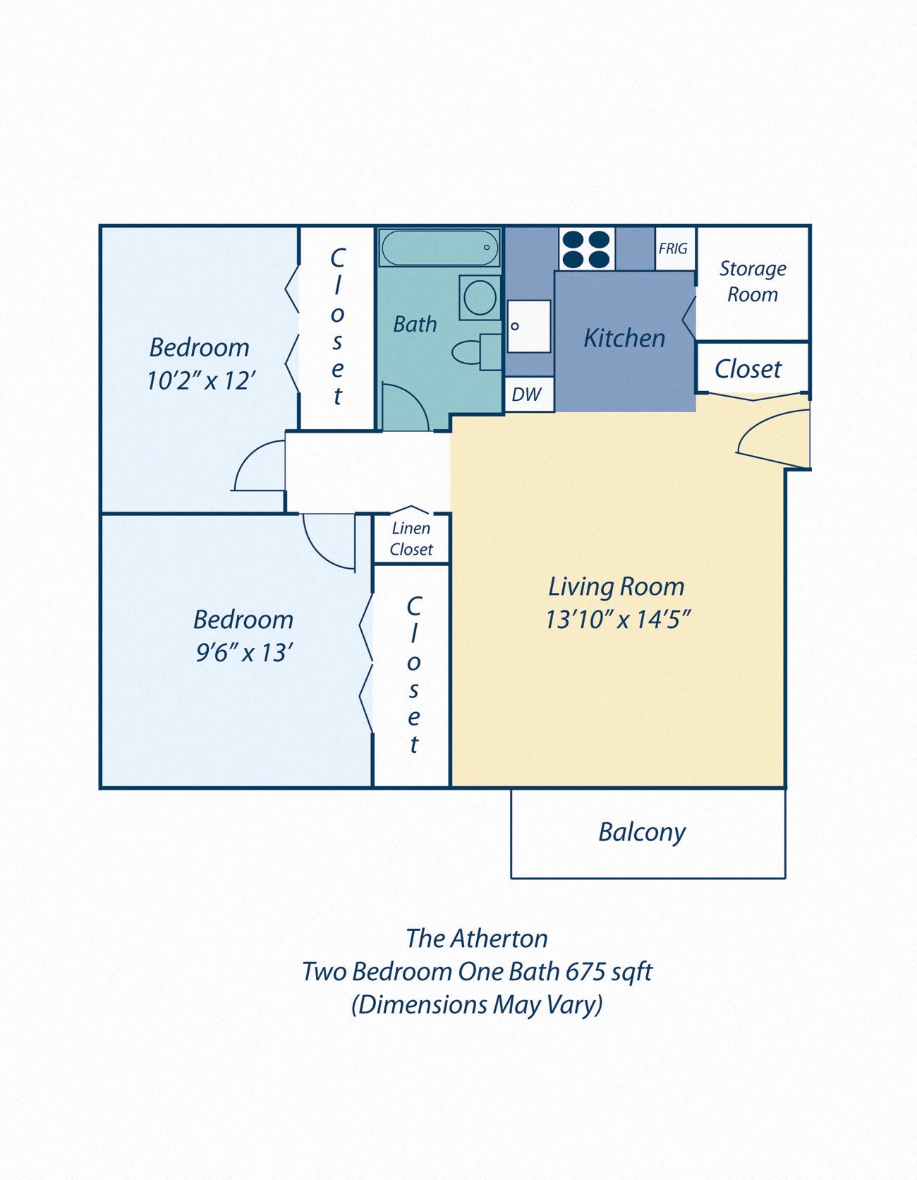 Floor Plans of The Atherton Apartments in Haverhill, MA