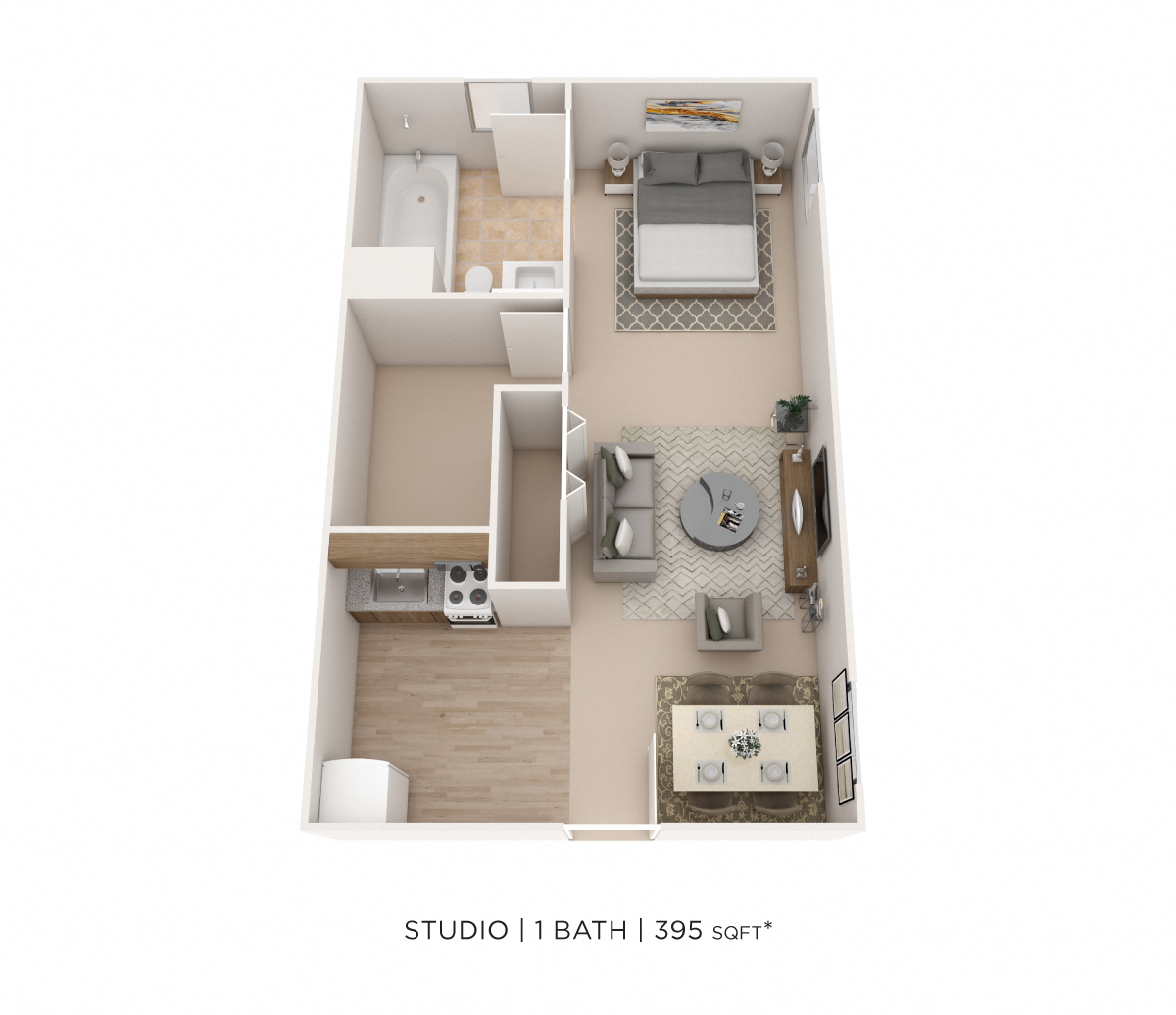 Studio floor plan