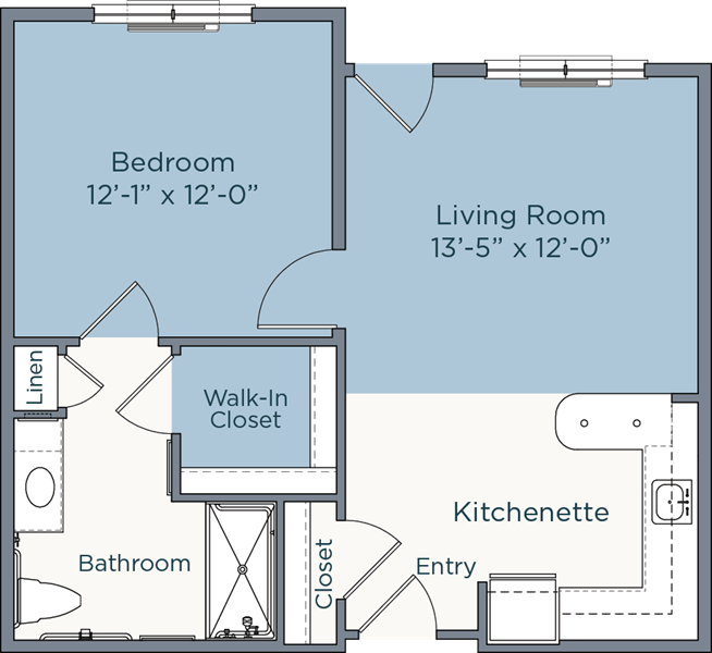 Assisted Living Floor Plan A2 Assisted Living Floor Plan A2