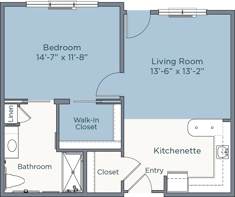 Assisted Living Floor Plan A3 Assisted Living Floor Plan A3
