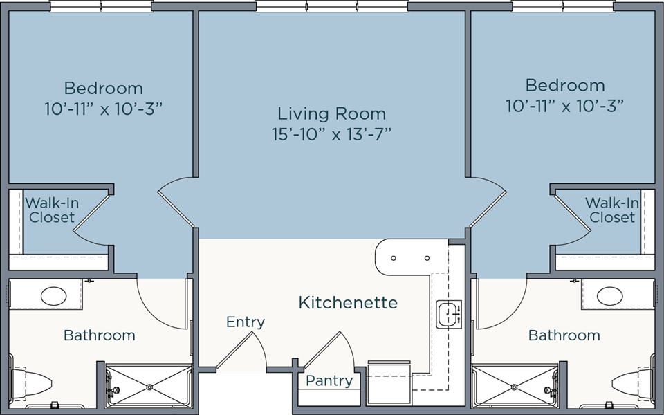 Assisted Living Floor Plan B1 Assisted Living Floor Plan B1
