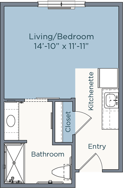 Assisted Living Floor Plan E1 Assisted Living Floor Plan E1