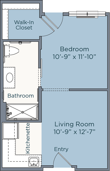 Assisted Living Floor Plan E2 Assisted Living Floor Plan E2