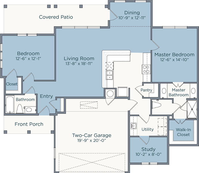 Independent Living Cottage Floor Plan A Independent Living Cottage Floor Plan A