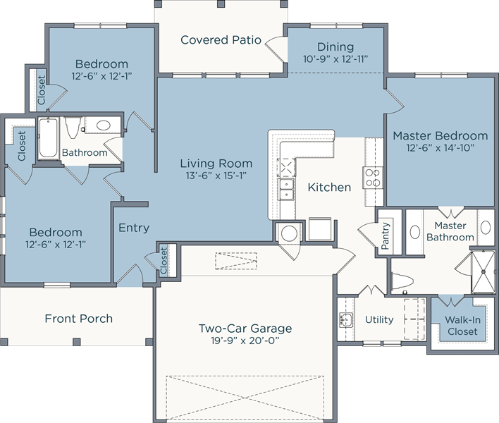 Independent Living Cottage Floor Plan B Independent Living Cottage Floor Plan B