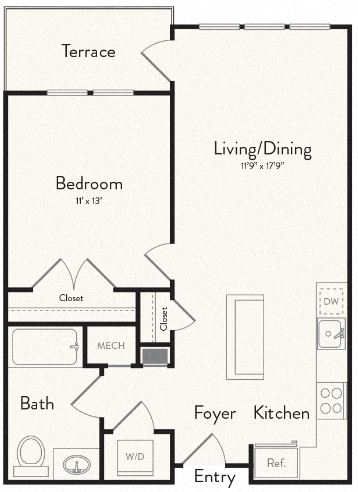 Floor plan layout diagram