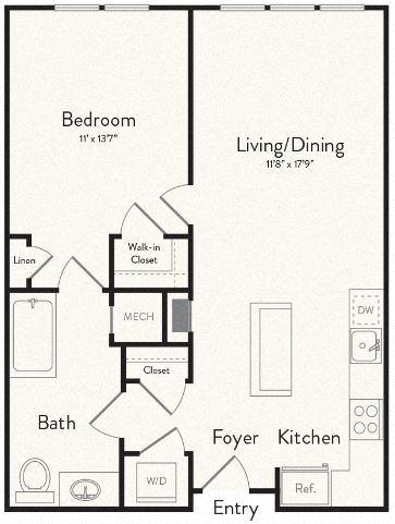 Floor plan layout diagram