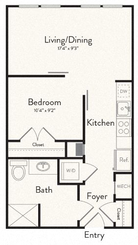 Floor plan layout diagram for Building I- S2