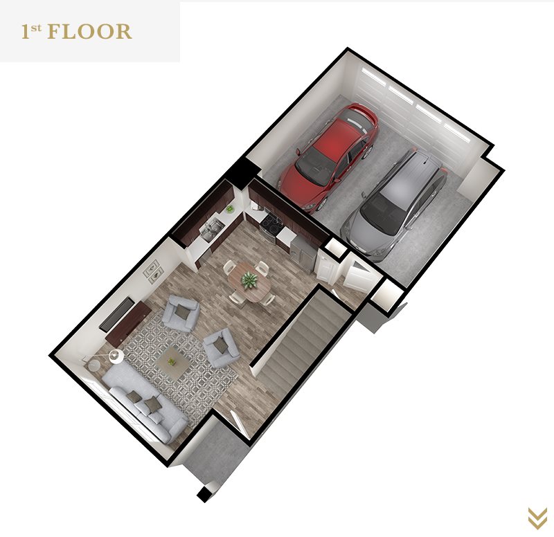 Floor plan A1 finished basement