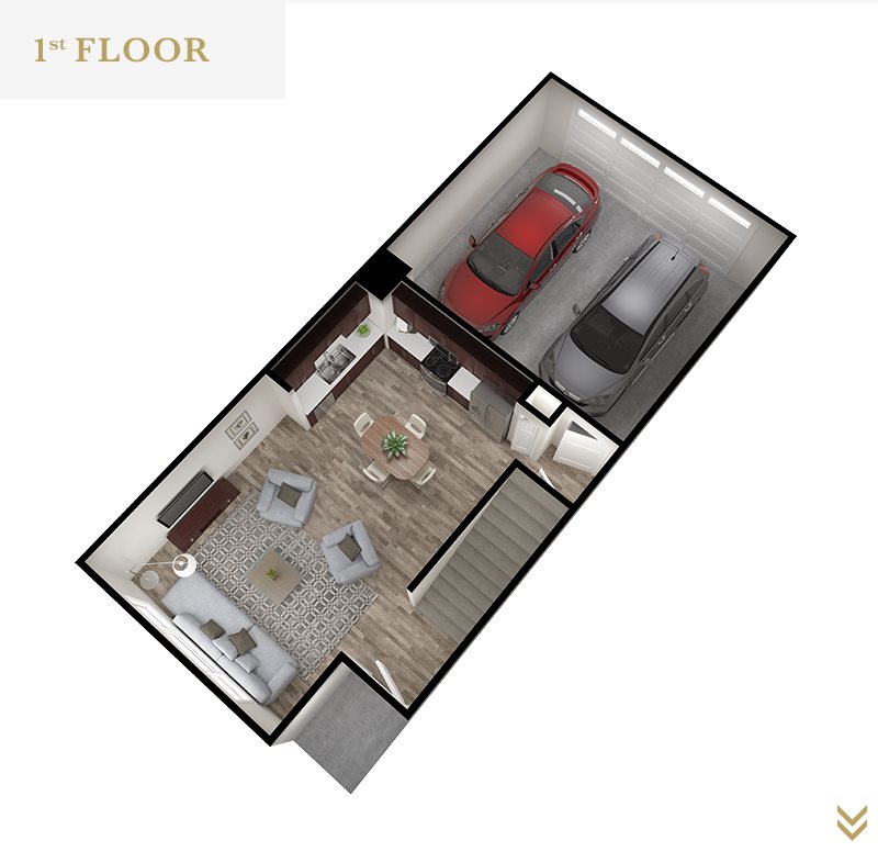 Floor plan A2 unfinished basement