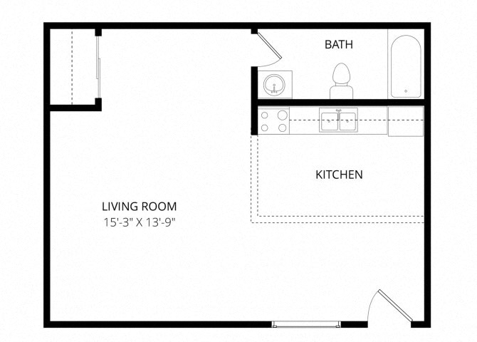 Studio floor plan