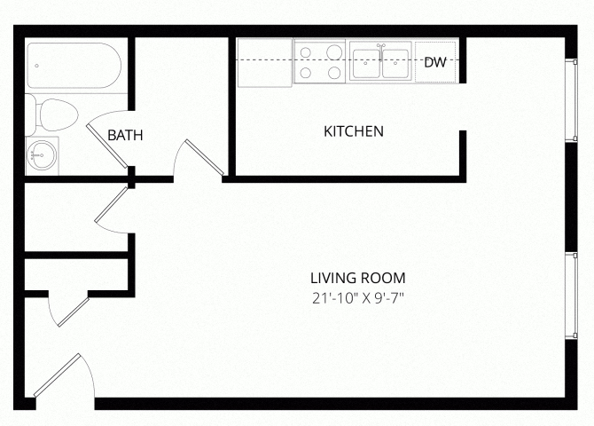 Studio floor plan