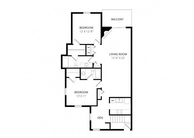 Lennox with Den floor plan