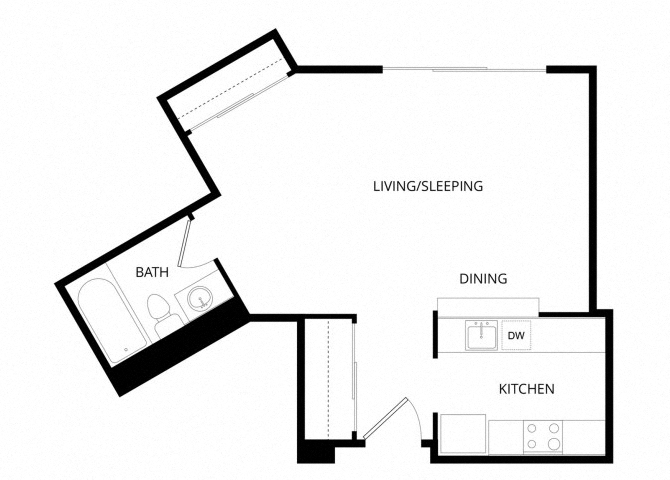 Studio floor plan