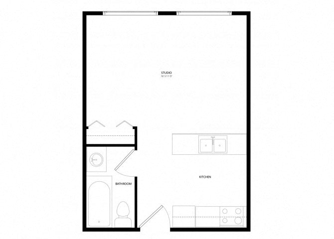 Studio floor plan