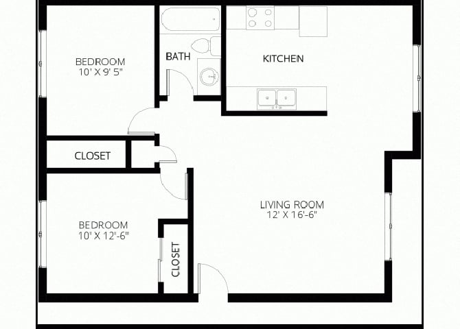 Willow (Lake St) floor plan