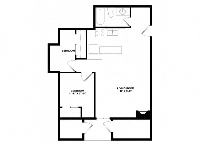 2x1 Small floor plan