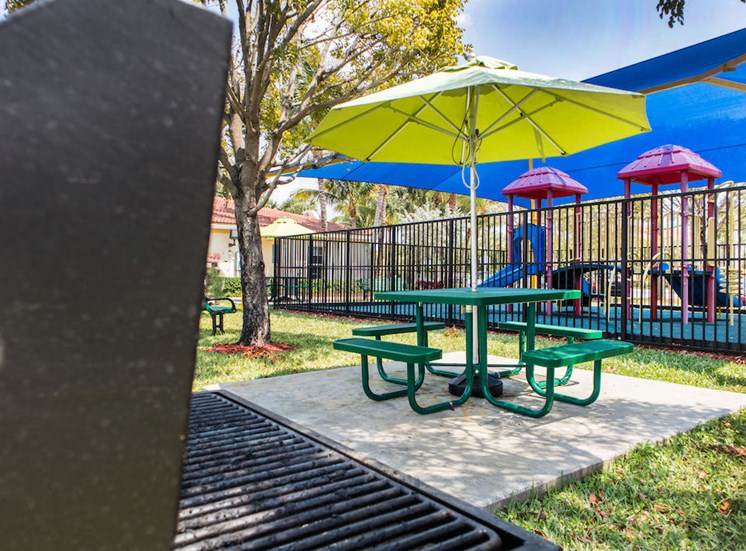 Crystal Lake Apartment's Grills and picnic area