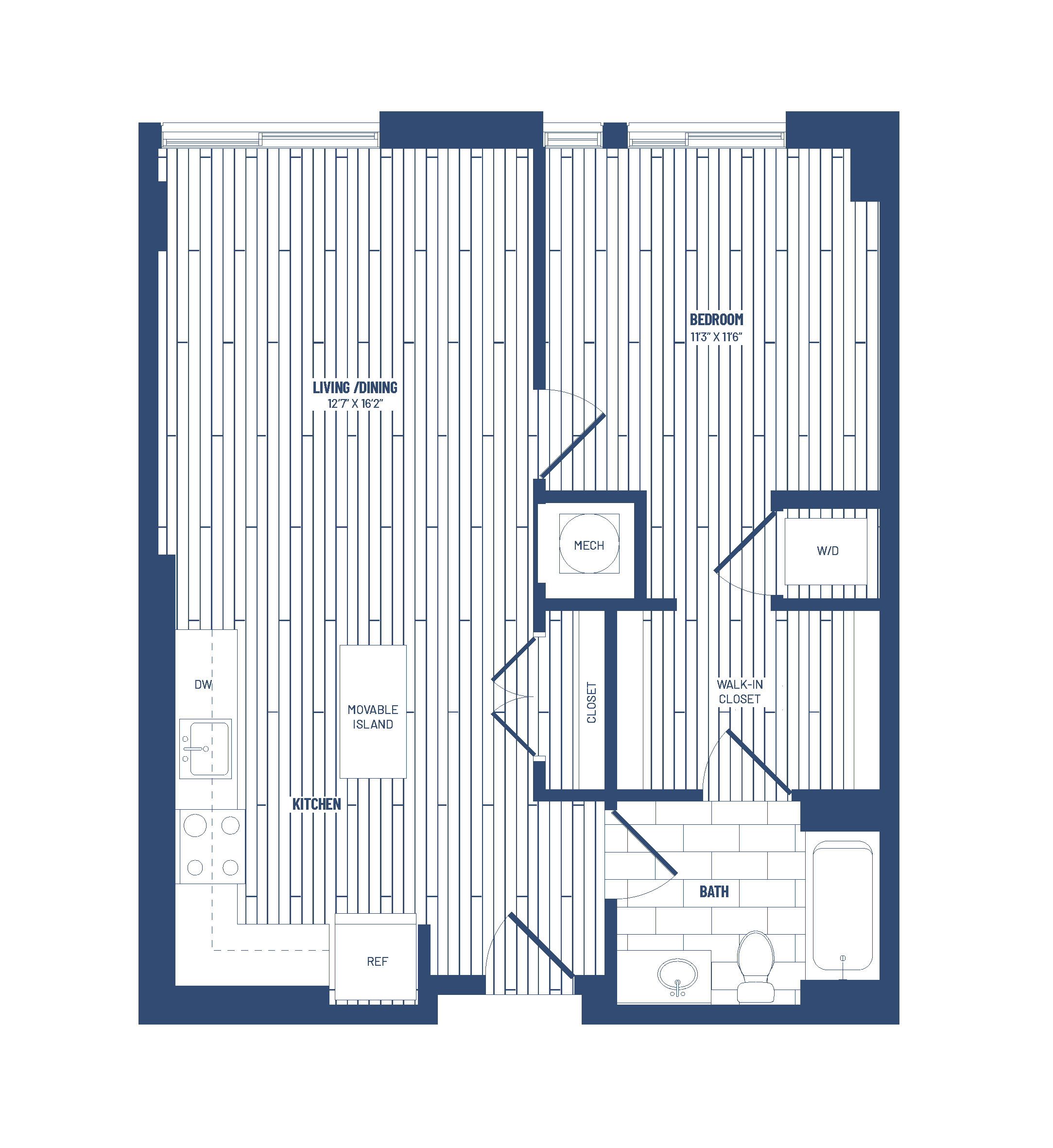 floor plan image of apartment 1036