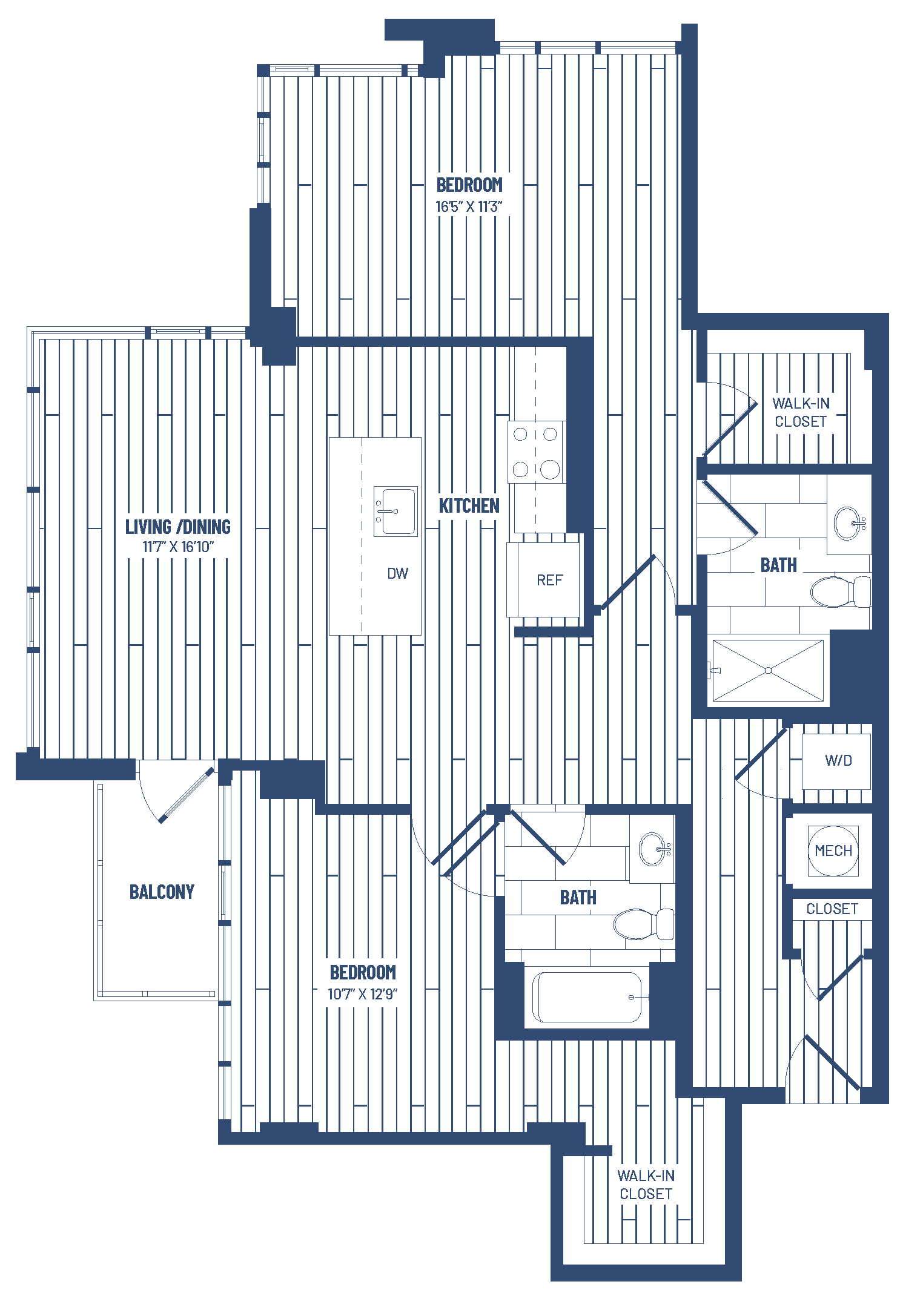 floor plan image of apartment 0400