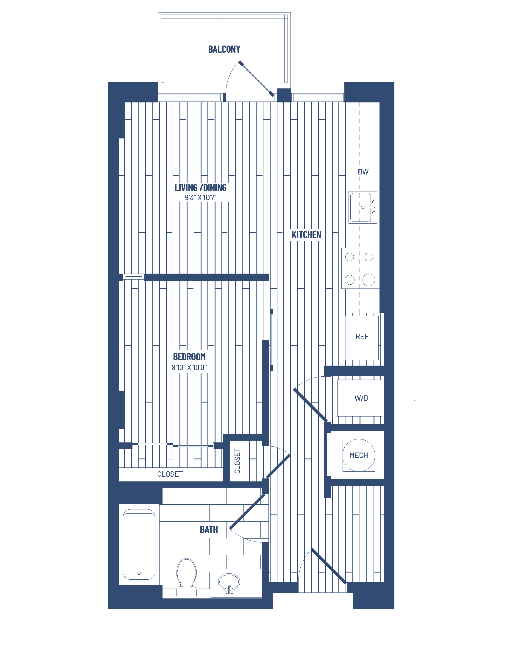 floor plan image of apartment 0323