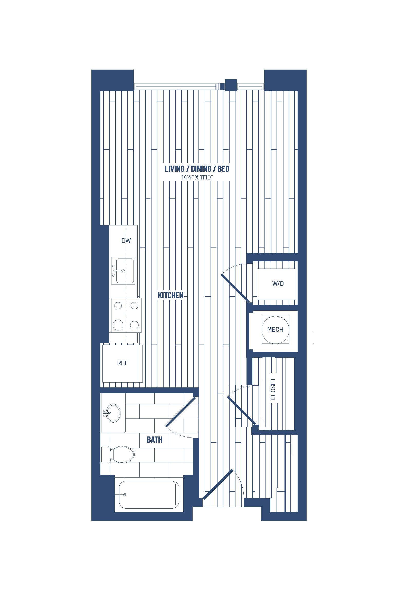 floor plan image of apartment 0710