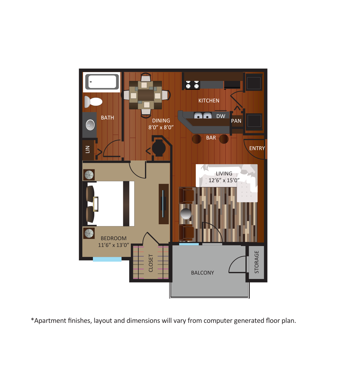 A2 floor plan