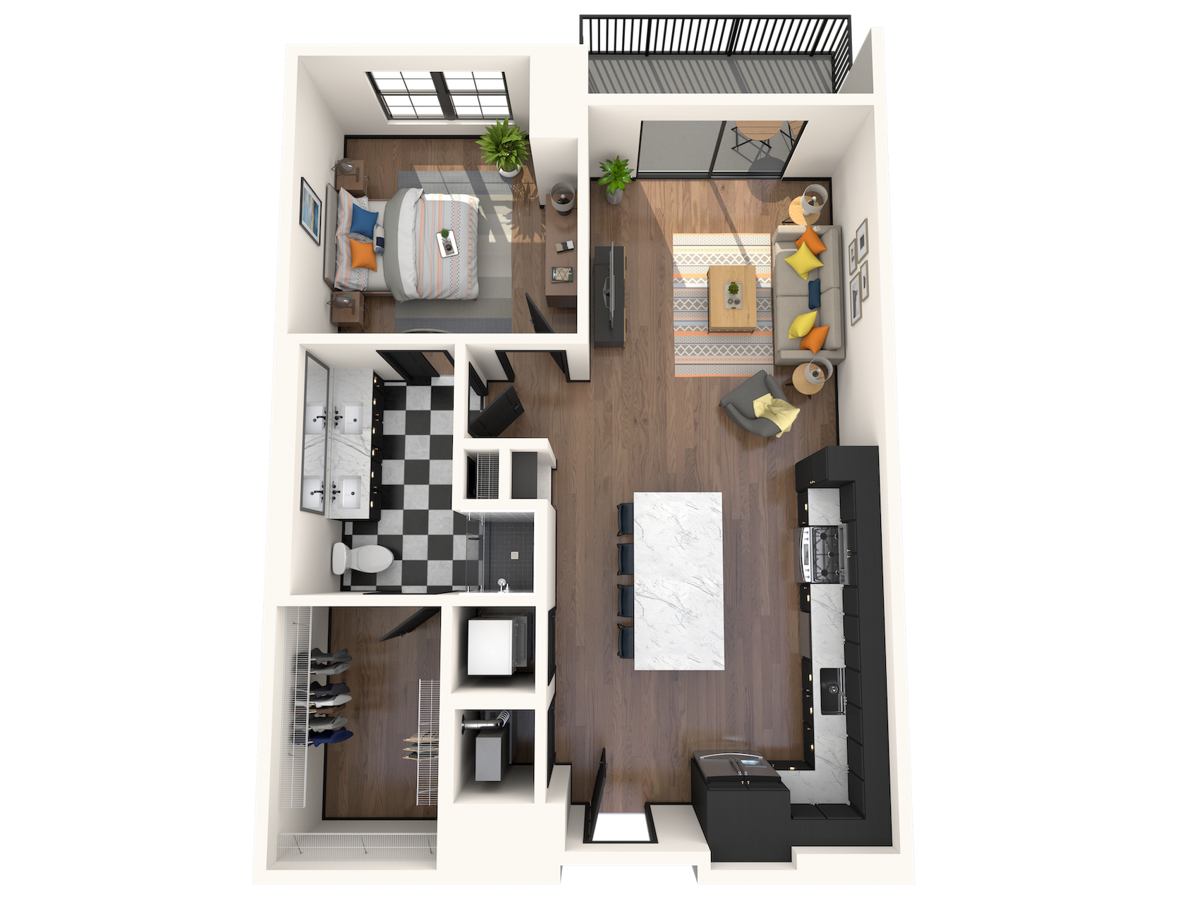 A6 floor plan