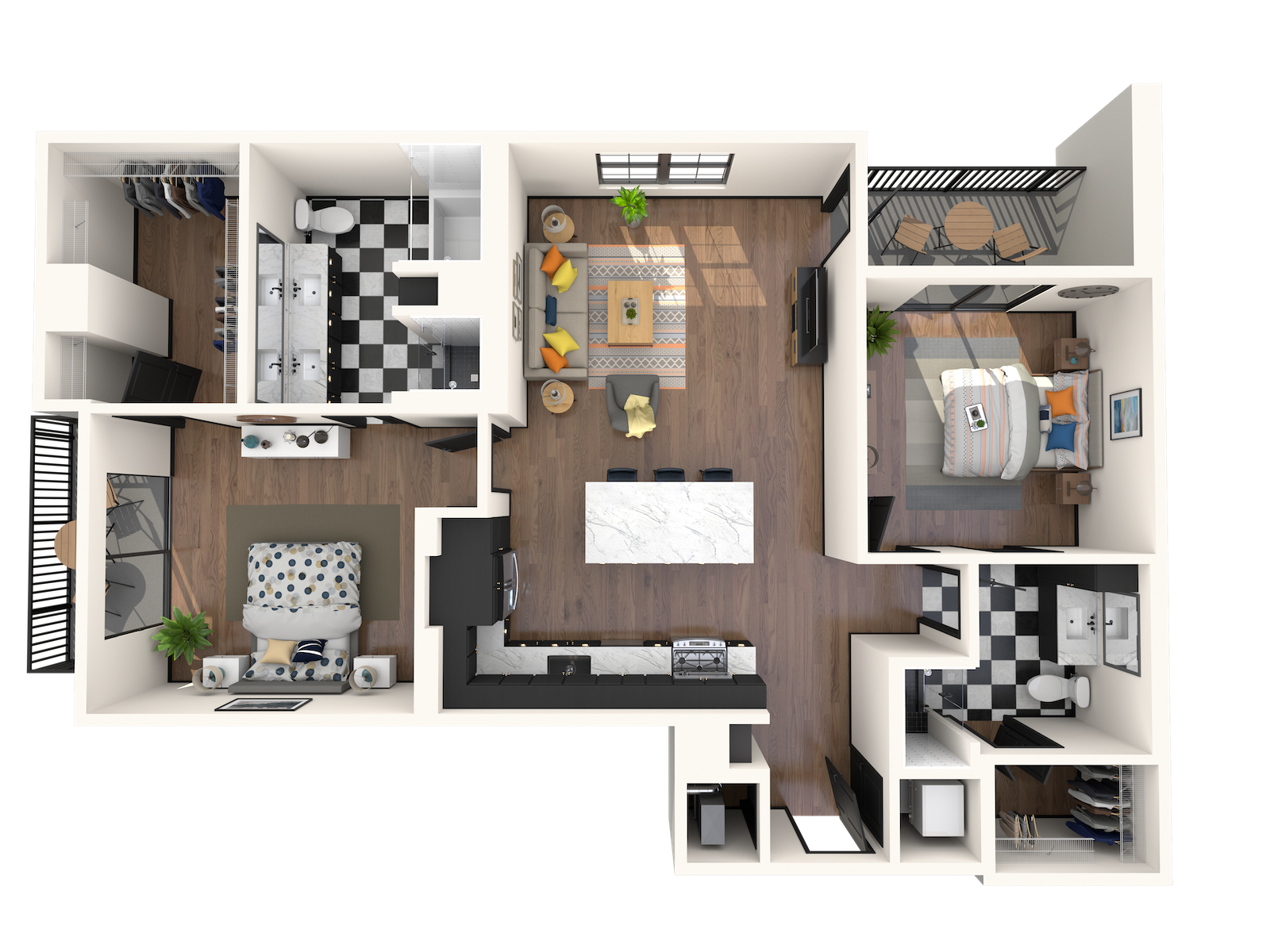 B2 floor plan