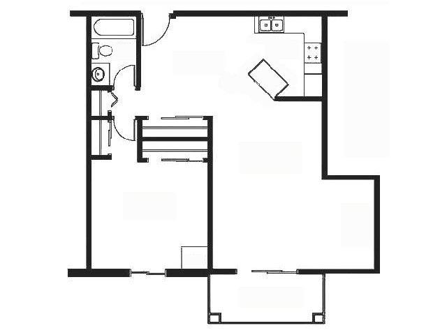 1 Bedroom Alcove
