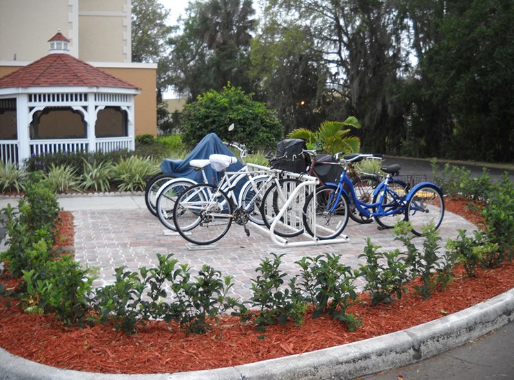outside bike storage is available at Villa San Marcos