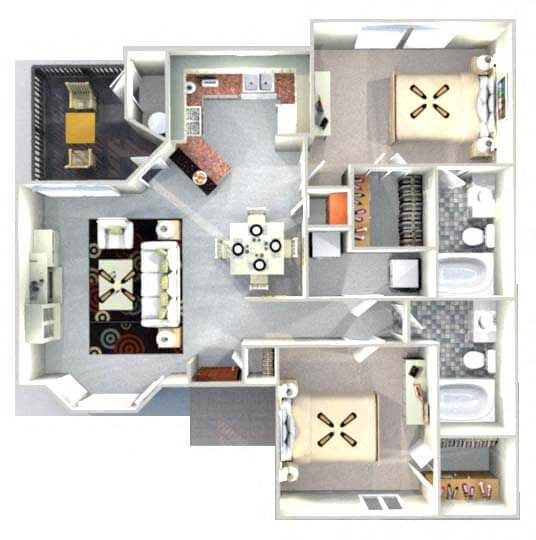 Carriage House floor plan