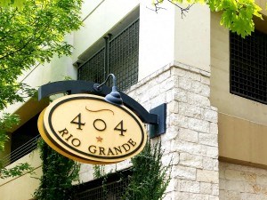 Leasing office entrance from street