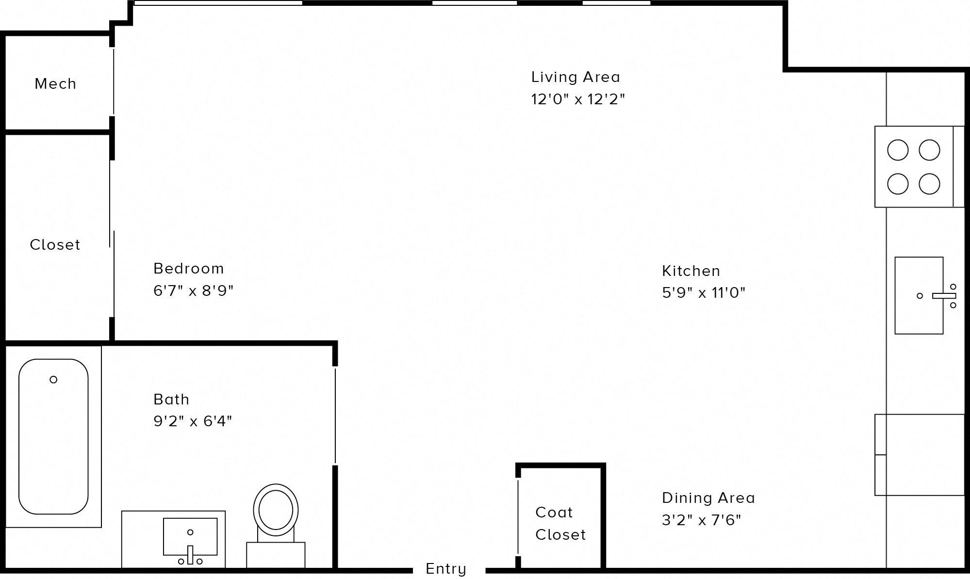 Floor Plans of Forest City Apartments in Cleveland, OH