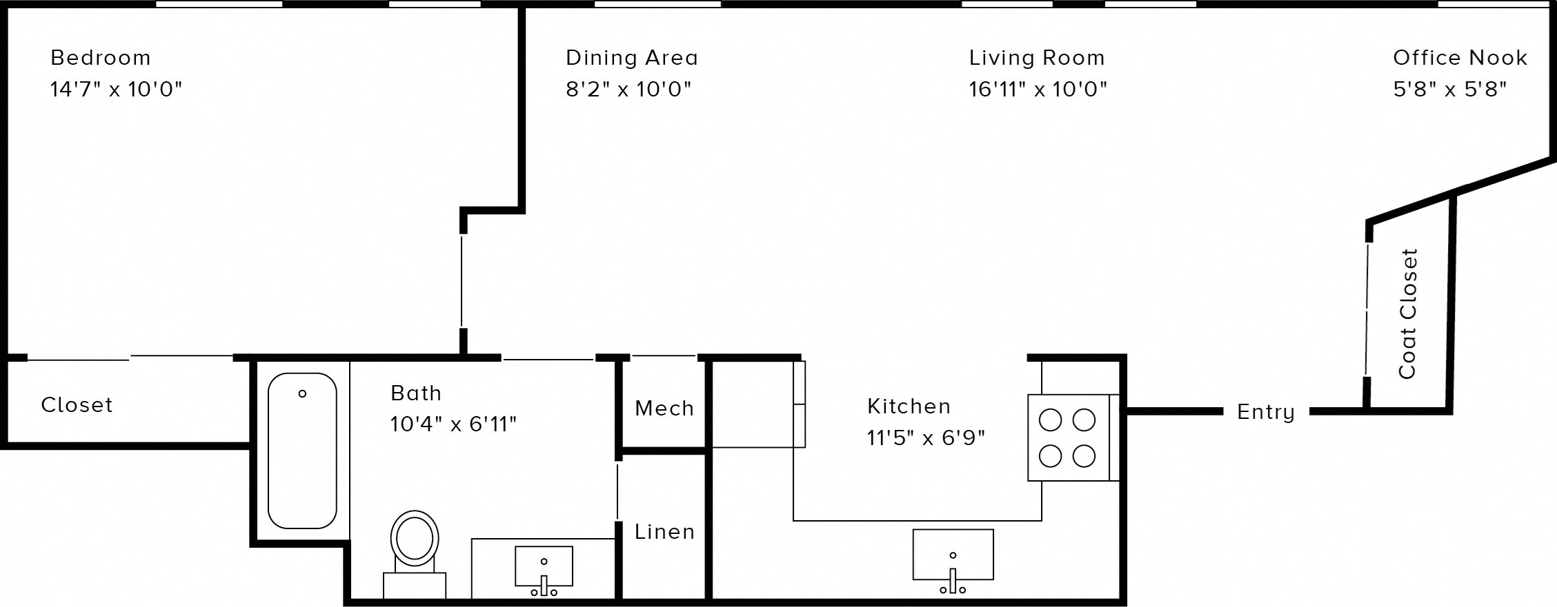 Floor Plans of Forest City Apartments in Cleveland, OH