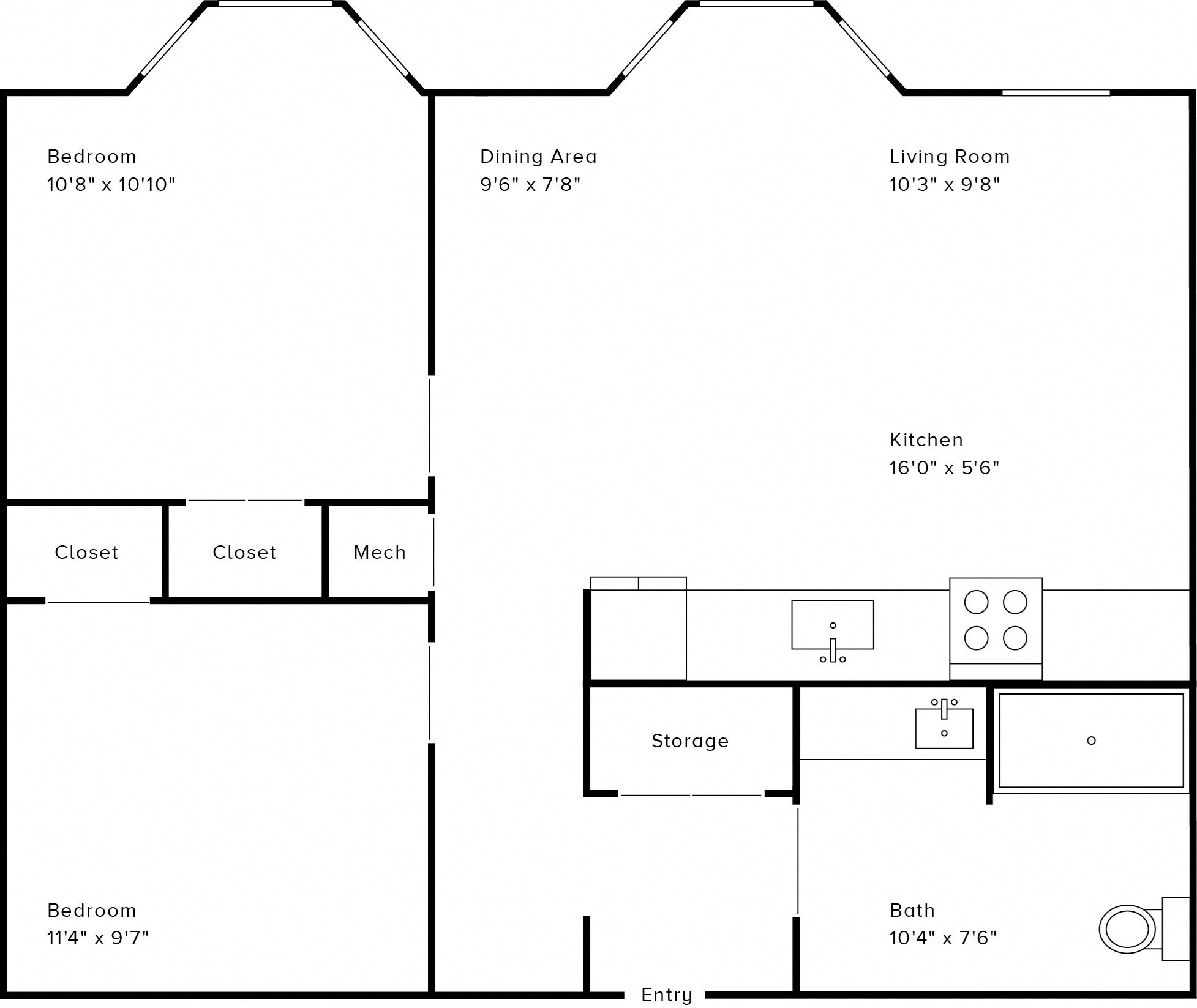 Floor Plans of Forest City Apartments in Cleveland, OH
