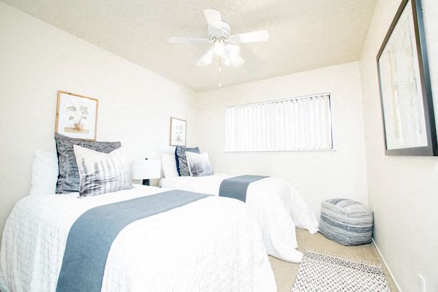 A bedroom at Chautauqua.