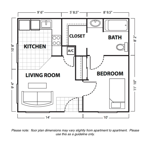 Floor Plans of The Colleges at La Rue in Davis, CA