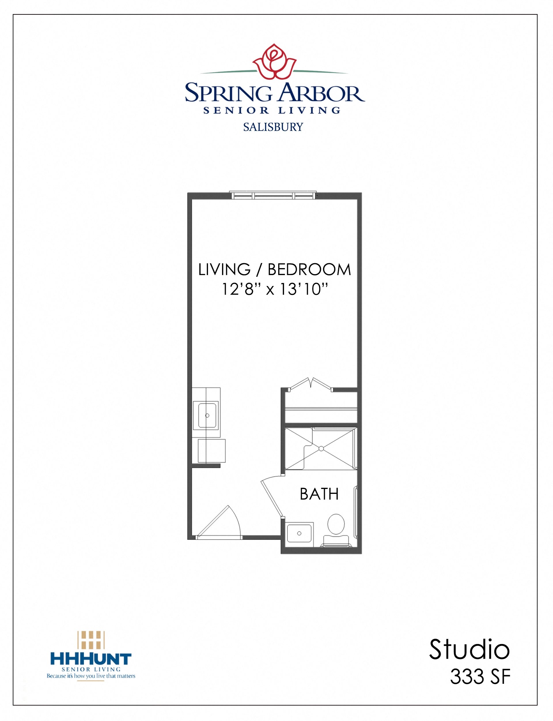 Studio1 Studio1 at Spring Arbor of Salisbury, Virginia