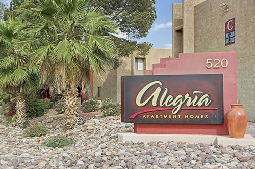 Creative Alegria Apartments Tucson Arizona with Modern Garage