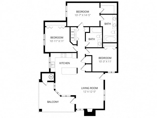 Floor-plan diagram at Arezzo.