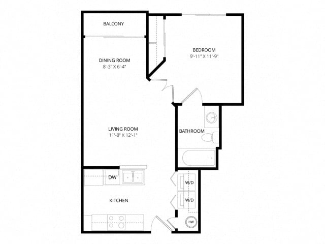 Floor-plan diagram at Bolero.