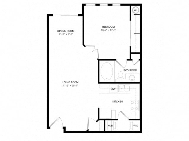 Floor-plan diagram at Bolero.